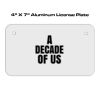 4 X 7 Aluminum License Plate  Thumbnail