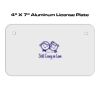 4 X 7 Aluminum License Plate  Thumbnail