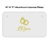 4 X 7 Aluminum License Plate  Thumbnail