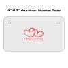 4 X 7 Aluminum License Plate  Thumbnail