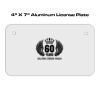 4 X 7 Aluminum License Plate  Thumbnail