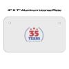 4 X 7 Aluminum License Plate  Thumbnail