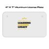 4 X 7 Aluminum License Plate  Thumbnail