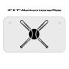 4 X 7 Aluminum License Plate  Thumbnail