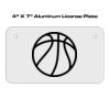 4 X 7 Aluminum License Plate  Thumbnail