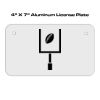 4 X 7 Aluminum License Plate  Thumbnail