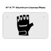 4 X 7 Aluminum License Plate  Thumbnail
