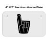 4 X 7 Aluminum License Plate  Thumbnail