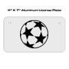 4 X 7 Aluminum License Plate  Thumbnail