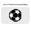 4 X 7 Aluminum License Plate  Thumbnail