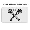 4 X 7 Aluminum License Plate  Thumbnail