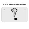 4 X 7 Aluminum License Plate  Thumbnail