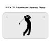 4 X 7 Aluminum License Plate  Thumbnail