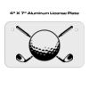 4 X 7 Aluminum License Plate  Thumbnail