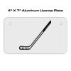 4 X 7 Aluminum License Plate  Thumbnail