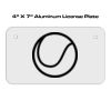 4 X 7 Aluminum License Plate  Thumbnail
