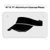 4 X 7 Aluminum License Plate  Thumbnail