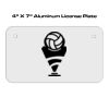 4 X 7 Aluminum License Plate  Thumbnail