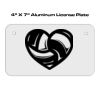 4 X 7 Aluminum License Plate  Thumbnail
