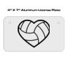 4 X 7 Aluminum License Plate  Thumbnail