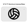 4 X 7 Aluminum License Plate  Thumbnail