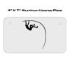 4 X 7 Aluminum License Plate  Thumbnail