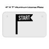 4 X 7 Aluminum License Plate  Thumbnail