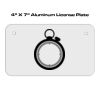 4 X 7 Aluminum License Plate  Thumbnail