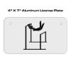 4 X 7 Aluminum License Plate  Thumbnail