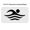 4 X 7 Aluminum License Plate  Thumbnail