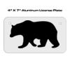 4 X 7 Aluminum License Plate  Thumbnail