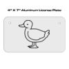 4 X 7 Aluminum License Plate  Thumbnail