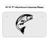 4 X 7 Aluminum License Plate  Thumbnail