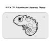 4 X 7 Aluminum License Plate  Thumbnail