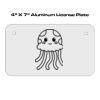 4 X 7 Aluminum License Plate  Thumbnail