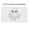 4 X 7 Aluminum License Plate  Thumbnail