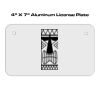 4 X 7 Aluminum License Plate  Thumbnail