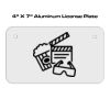 4 X 7 Aluminum License Plate  Thumbnail