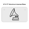 4 X 7 Aluminum License Plate  Thumbnail