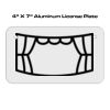 4 X 7 Aluminum License Plate  Thumbnail