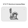 4 X 7 Aluminum License Plate  Thumbnail