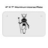 4 X 7 Aluminum License Plate  Thumbnail