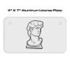 4 X 7 Aluminum License Plate  Thumbnail