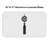 4 X 7 Aluminum License Plate  Thumbnail