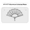 4 X 7 Aluminum License Plate  Thumbnail