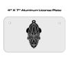 4 X 7 Aluminum License Plate  Thumbnail