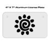 4 X 7 Aluminum License Plate  Thumbnail