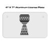 4 X 7 Aluminum License Plate  Thumbnail