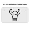 4 X 7 Aluminum License Plate  Thumbnail