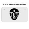 4 X 7 Aluminum License Plate  Thumbnail